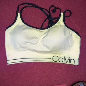 calvin klein sports bra